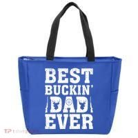 Best Buckin Dad Ever Deer Hunters FatherS Day Cool Gift Tote Bag thumb 0