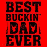 Best Buckin Dad Ever Deer Hunters FatherS Day Cool Gift Santa Hat thumb 1