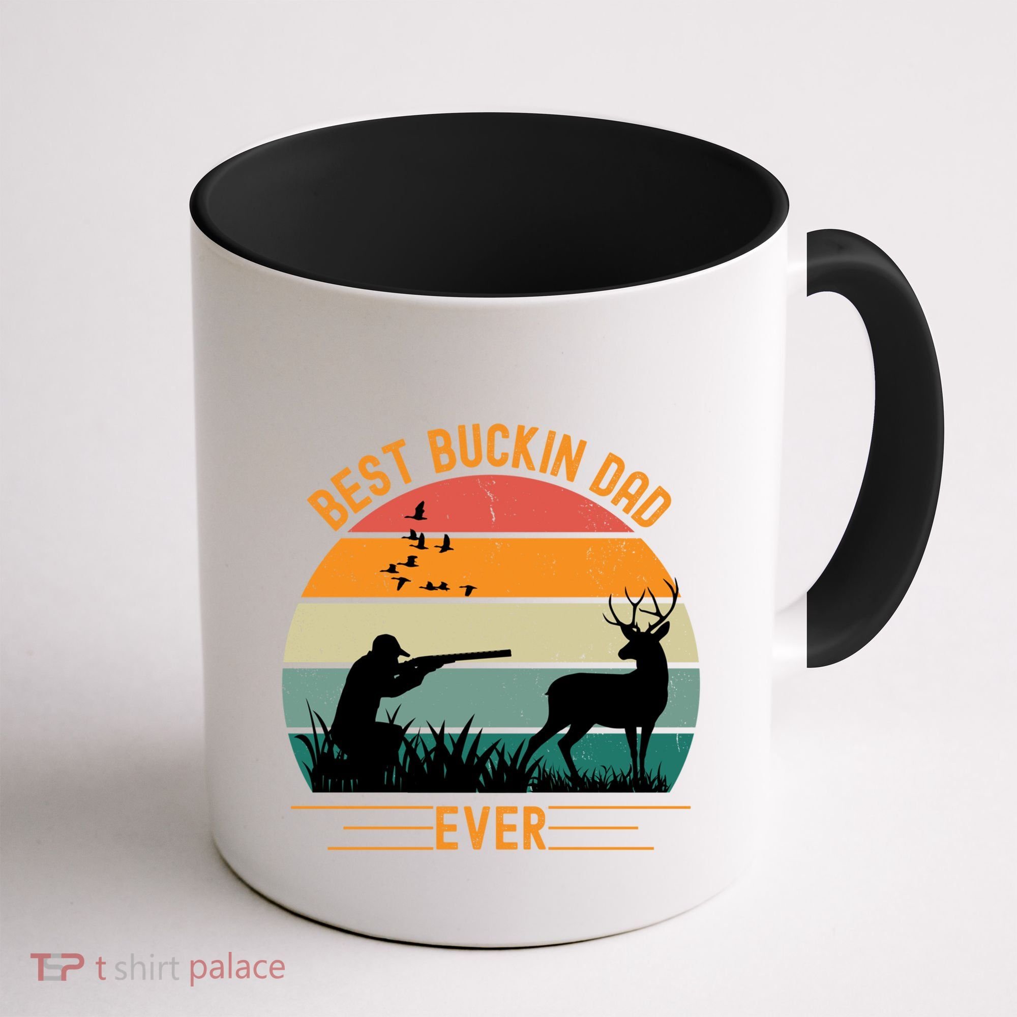Best Buckin Dad Ever Deer Hunters Funny Deer Hunting Season Gift Coffee Mug