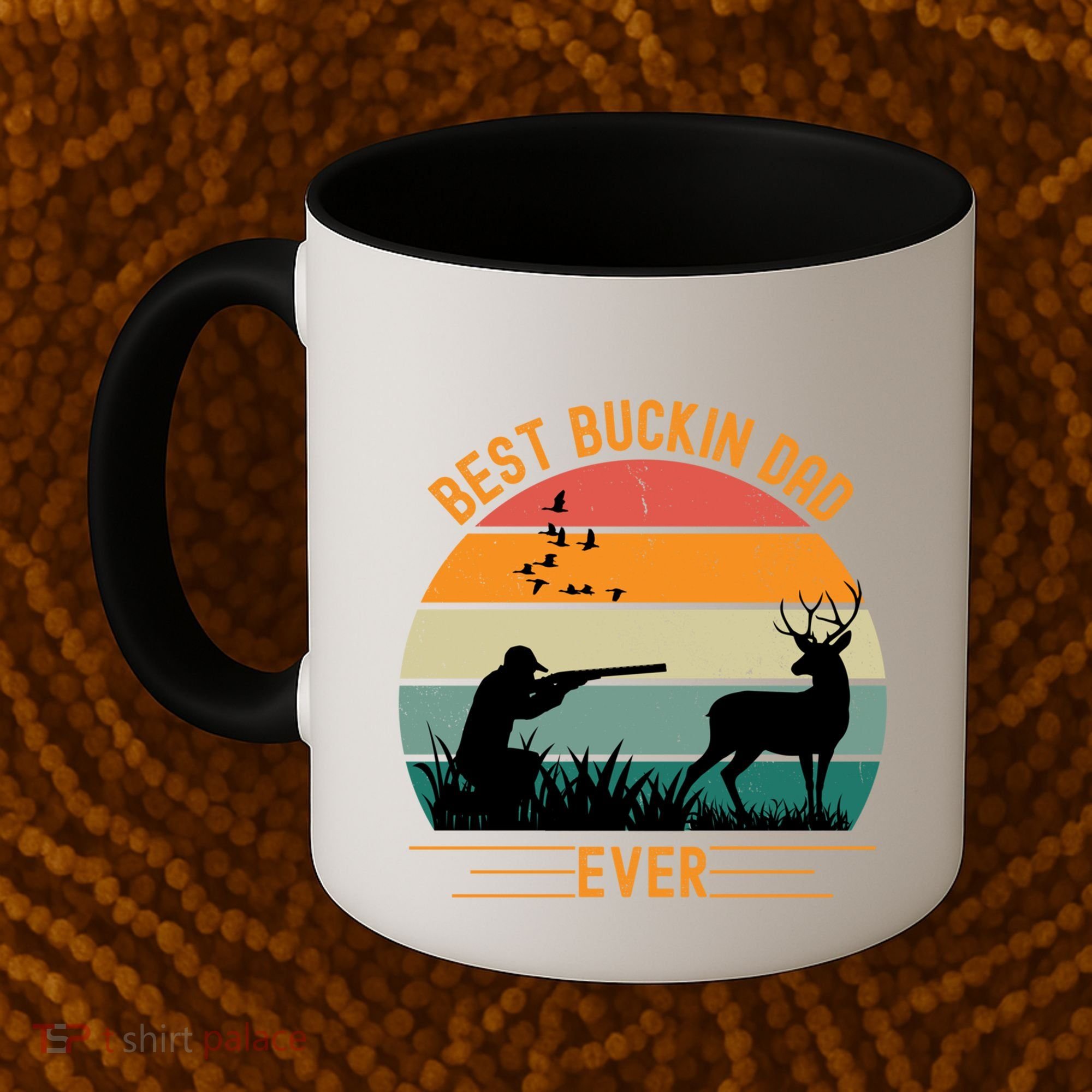 Best Buckin Dad Ever Deer Hunters Funny Deer Hunting Season Gift Coffee Mug