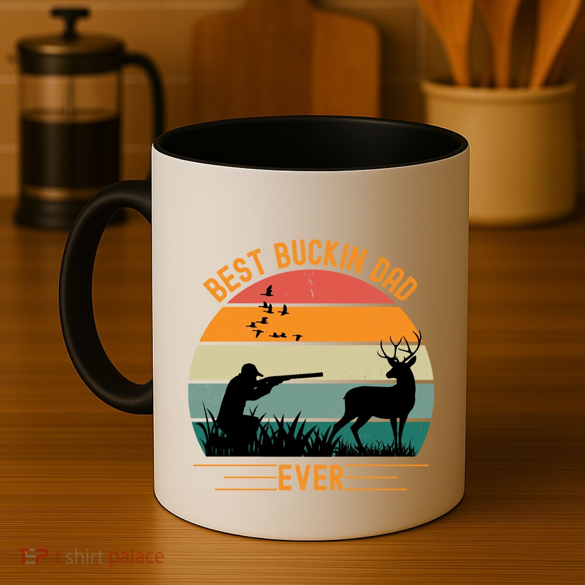 Best Buckin Dad Ever Deer Hunters Funny Deer Hunting Season Gift Coffee Mug