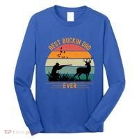 Best Buckin Dad Ever Deer Hunters Funny Deer Hunting Season Gift Long Sleeve Shirt thumb 0