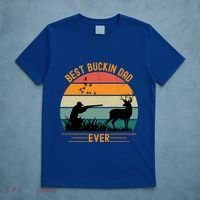 Best Buckin Dad Ever Deer Hunters Funny Deer Hunting Season Gift T-Shirt thumb 5