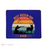 Best Buckin Dad Ever Deer Hunters Funny Deer Hunting Season Gift Mousepad thumb 0