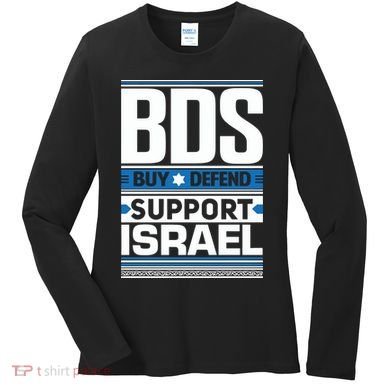 Bds Buy Defend Support Israel Women's Long Sleeve Shirt