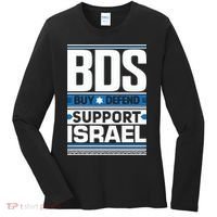 Bds Buy Defend Support Israel Women's Long Sleeve Shirt thumb 0