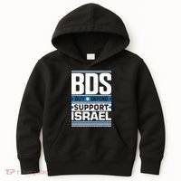 Bds Buy Defend Support Israel Kids Hoodie thumb 0