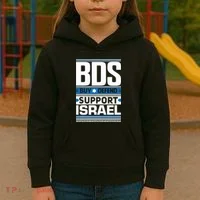 Bds Buy Defend Support Israel Kids Hoodie thumb 3