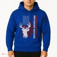 Best Buckin Dad Ever Deer Hunting Gift Hoodie thumb 2