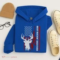 Best Buckin Dad Ever Deer Hunting Gift Hoodie thumb 4