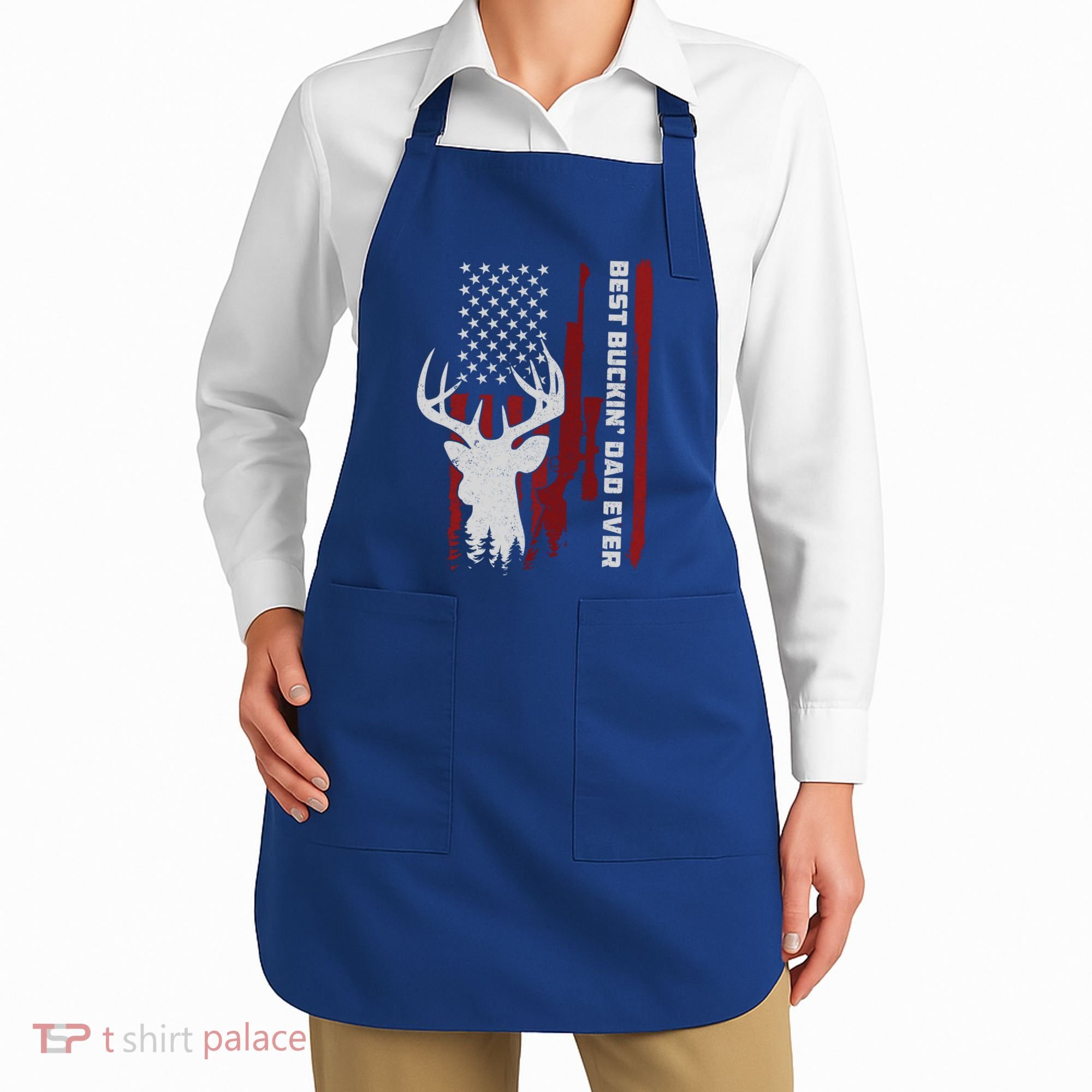 Best Buckin Dad Ever Deer Hunting Gift Apron