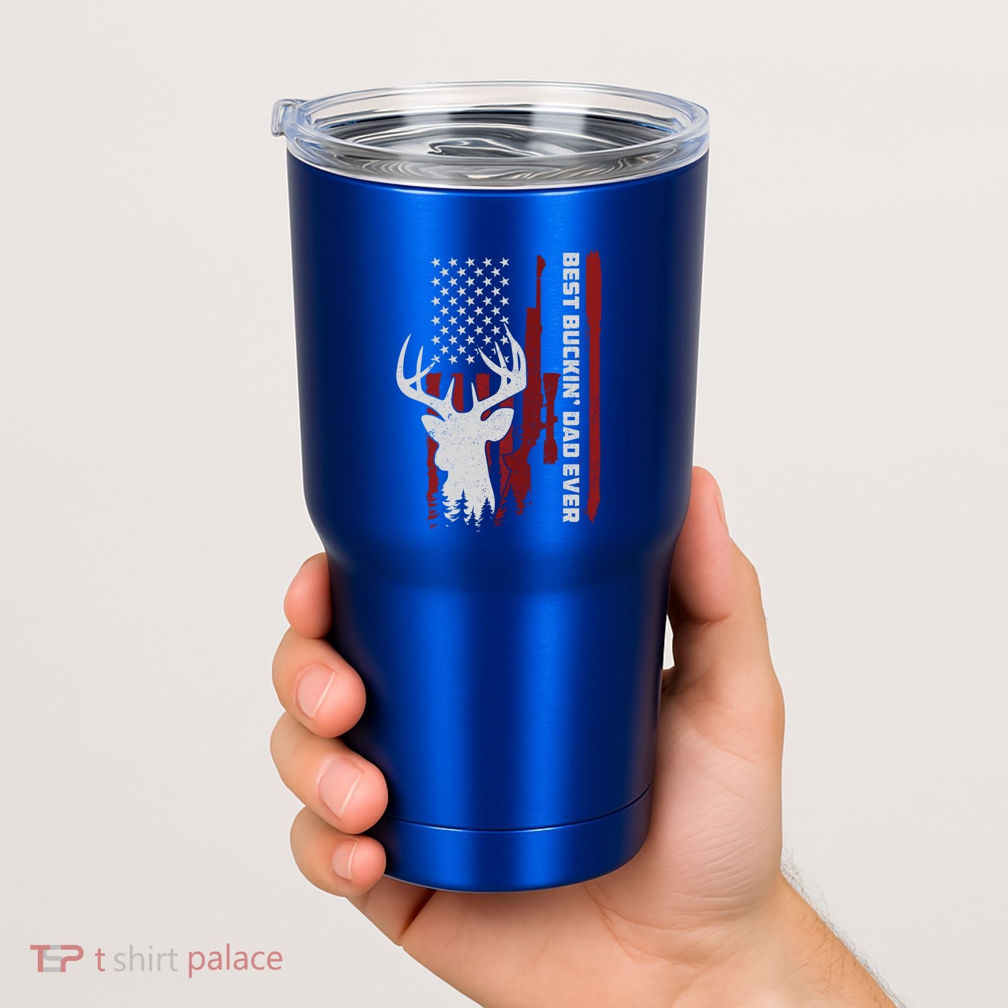 Best Buckin Dad Ever Deer Hunting Gift Tumbler