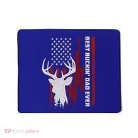 Best Buckin Dad Ever Deer Hunting Gift Mousepad thumb 0