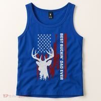 Best Buckin Dad Ever Deer Hunting Gift Tank Top thumb 2