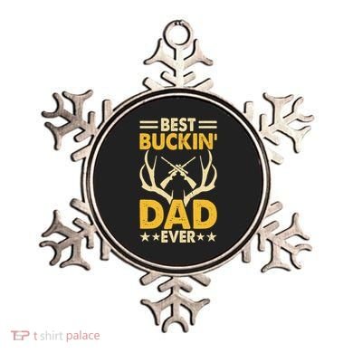 Best Buckin Dad Ever Funny Deer Hunters FatherS Day Gift Ornament