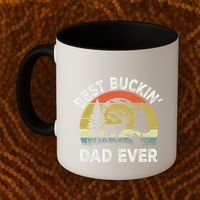 Best Buckin Dad Ever Funny Deer Hunting FatherS Day Gift Coffee Mug thumb 2