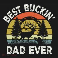Best Buckin Dad Ever Funny Deer Hunting FatherS Day Gift Pajama Set thumb 2