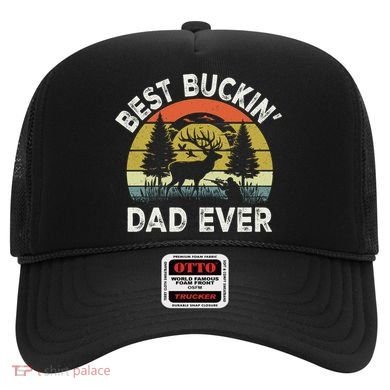 Best Buckin Dad Ever Funny Deer Hunting FatherS Day Gift Hat