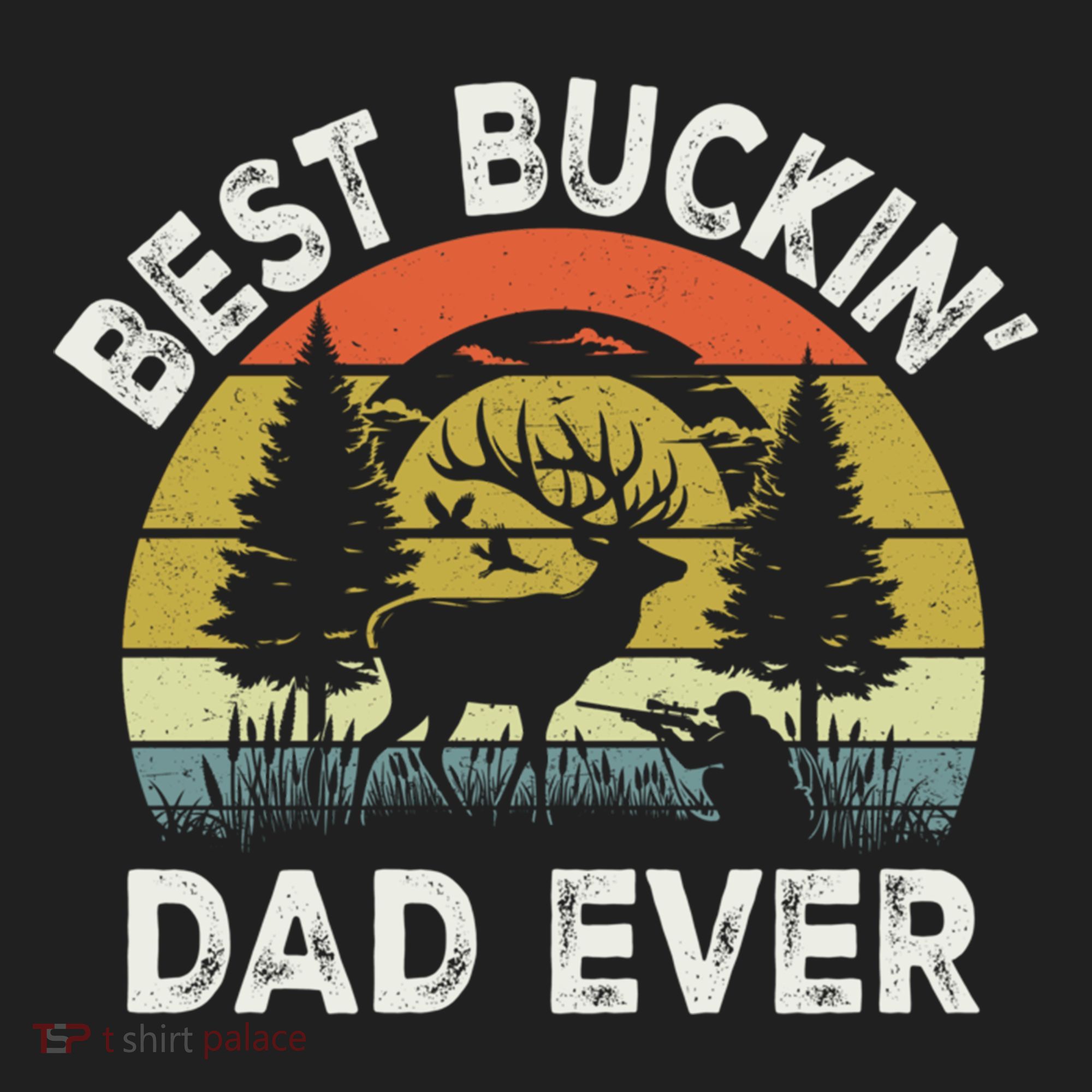 Best Buckin Dad Ever Funny Deer Hunting FatherS Day Gift Hat