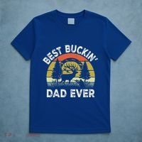 Best Buckin Dad Ever Funny Deer Hunting FatherS Day Gift T-Shirt thumb 5