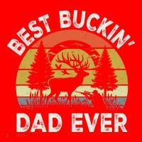 Best Buckin Dad Ever Funny Deer Hunting FatherS Day Gift Santa Hat thumb 1