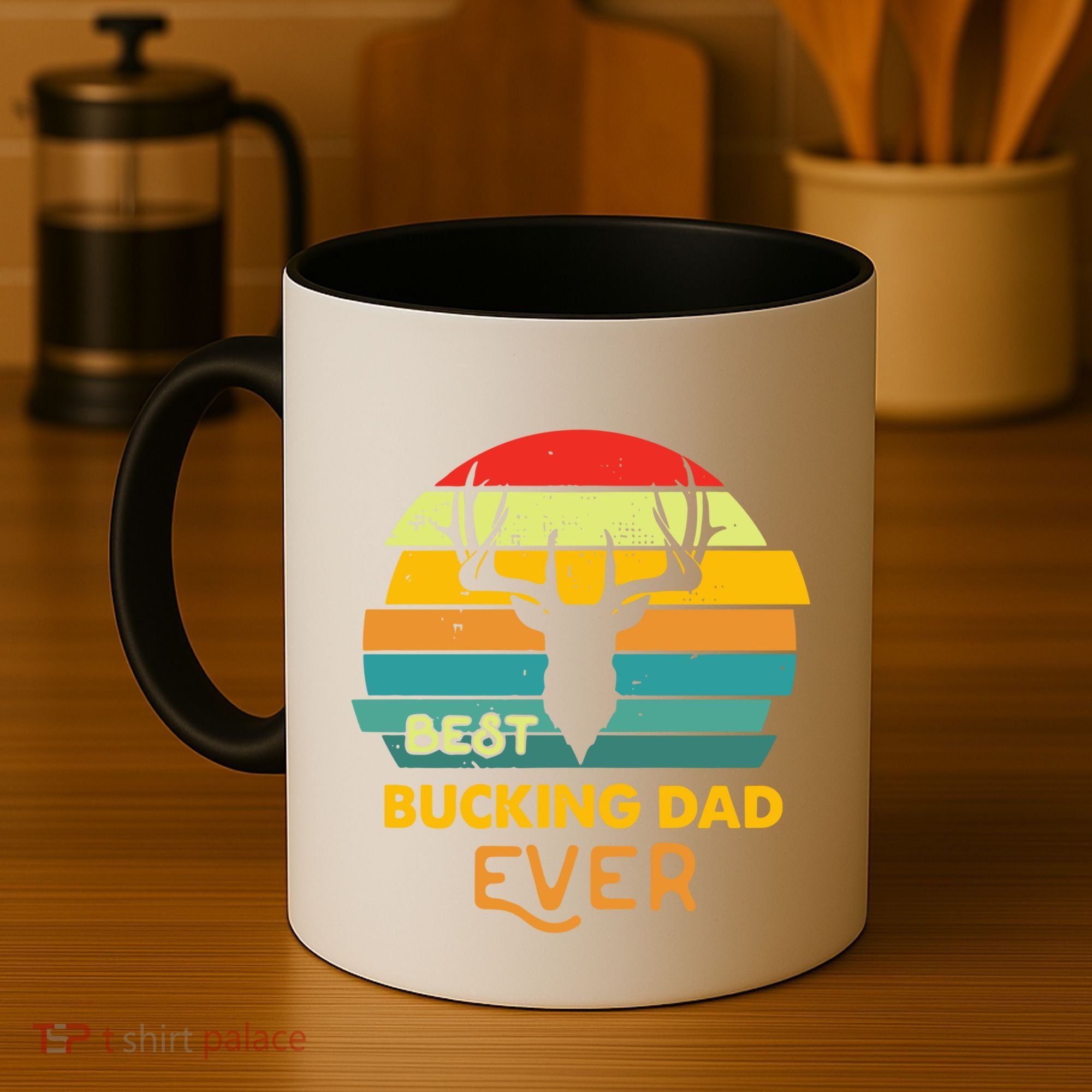 Best Buckin Dad Ever Gift Deer Hunting Bucking Father Gift Coffee Mug