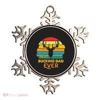 Best Buckin Dad Ever Gift Deer Hunting Bucking Father Gift Ornament thumb 0