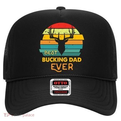 Best Buckin Dad Ever Gift Deer Hunting Bucking Father Gift Hat