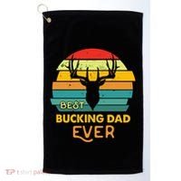 Best Buckin Dad Ever Gift Deer Hunting Bucking Father Gift Golf Towel thumb 0
