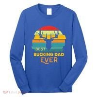 Best Buckin Dad Ever Gift Deer Hunting Bucking Father Gift Long Sleeve Shirt thumb 0