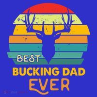 Best Buckin Dad Ever Gift Deer Hunting Bucking Father Gift Mousepad thumb 1