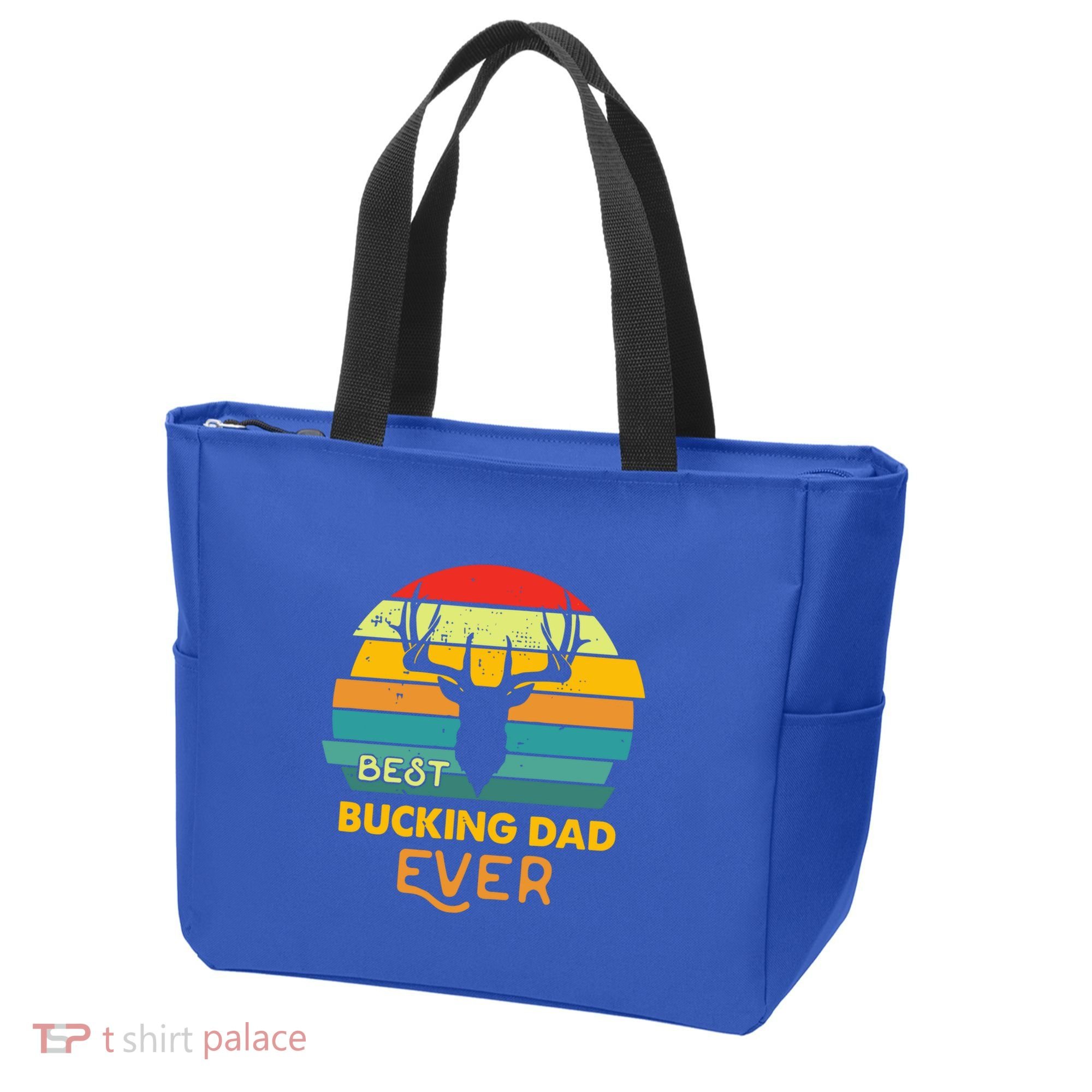 Best Buckin Dad Ever Gift Deer Hunting Bucking Father Gift Tote Bag