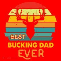 Best Buckin Dad Ever Gift Deer Hunting Bucking Father Gift Santa Hat thumb 1