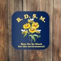 BDSM Bees Do So Much For The Environment Coaster thumb 0