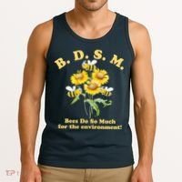 BDSM Bees Do So Much For The Environment Tank Top thumb 3