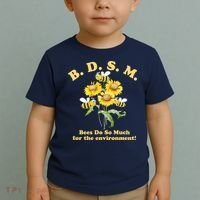 BDSM Bees Do So Much For The Environment Toddler T-Shirt thumb 2
