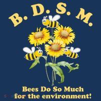 BDSM Bees Do So Much For The Environment Kids T-Shirt thumb 4