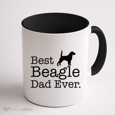 Best Beagle Dad Ever Beagle Funny Gift Beagle Lovers Gift Coffee Mug back