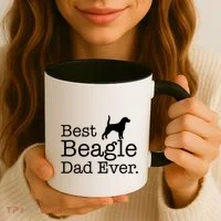Best Beagle Dad Ever Beagle Funny Gift Beagle Lovers Gift Coffee Mug thumb 3