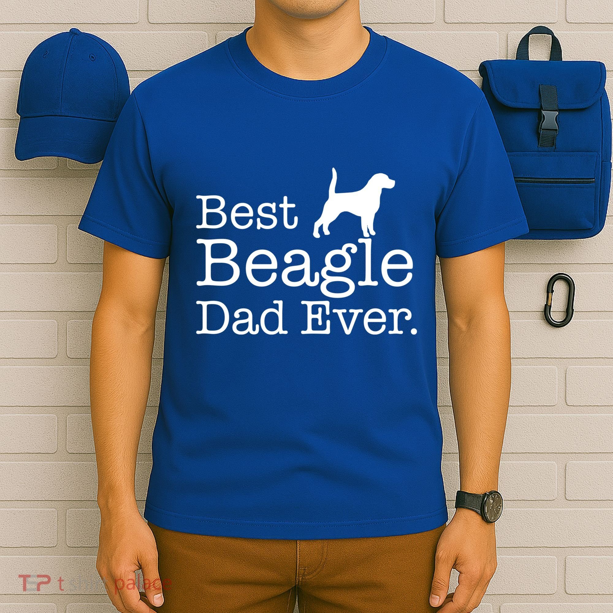 Best Beagle Dad Ever Beagle Funny Gift Beagle Lovers Gift T-Shirt