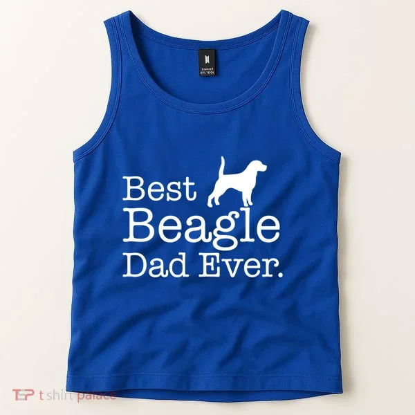 Best Beagle Dad Ever Beagle Funny Gift Beagle Lovers Gift Tank Top