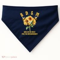 Bdsm Bees Do So Much For The Environment USA-Made Doggie Bandana thumb 0