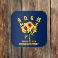 Bdsm Bees Do So Much For The Environment Coaster thumb 0