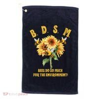 Bdsm Bees Do So Much For The Environment Golf Towel thumb 0