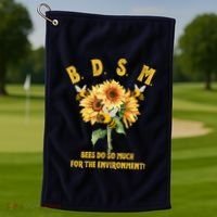 Bdsm Bees Do So Much For The Environment Golf Towel thumb 1