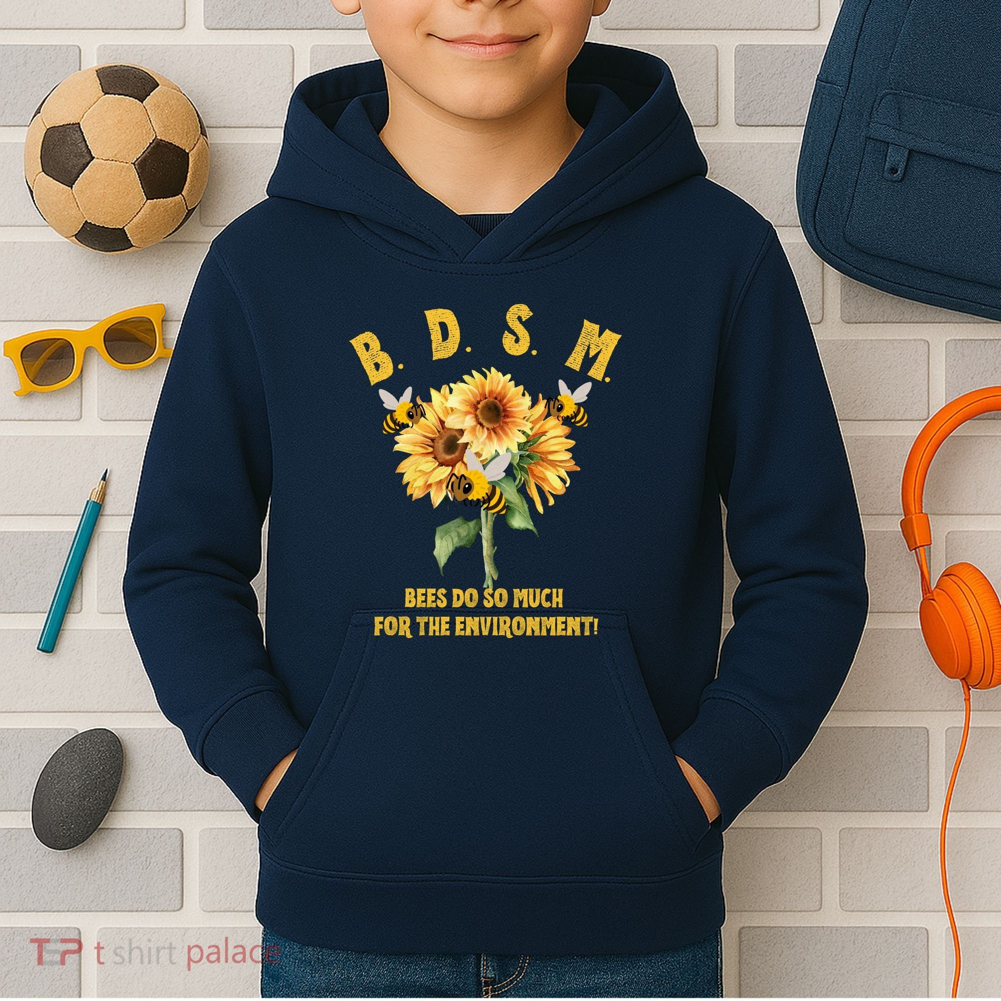 Bdsm Bees Do So Much For The Environment Kids Hoodie