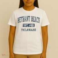 Bethany Beach Delaware De Vintage Sports T-Shirt thumb 4