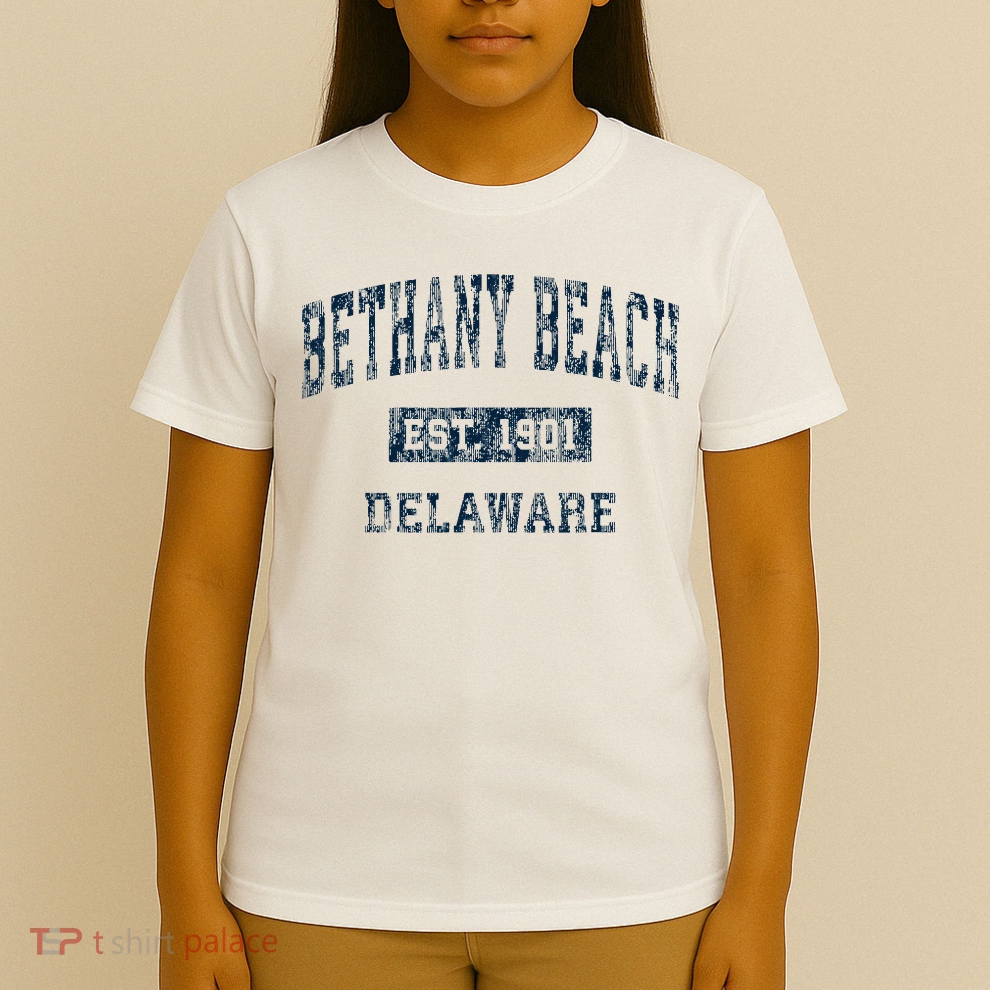Bethany Beach Delaware De Vintage Sports T-Shirt