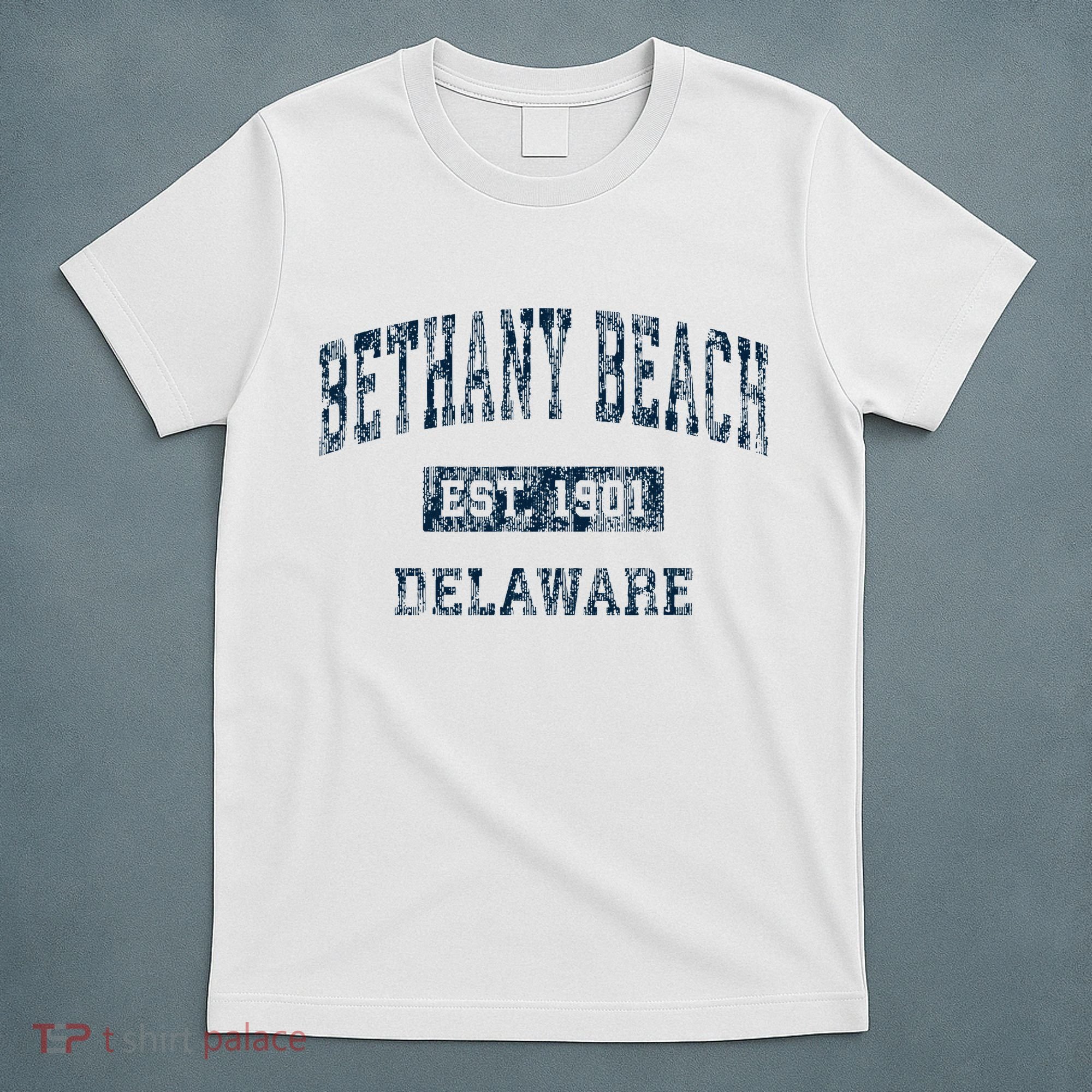 Bethany Beach Delaware De Vintage Sports T-Shirt