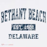 Bethany Beach Delaware De Vintage Sports T-Shirt thumb 7